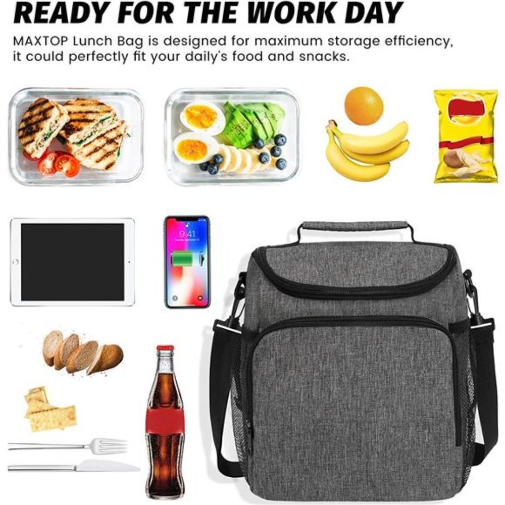 Lunch Box  Reusable Insulated Lunch Cooler Bags for Women, Men